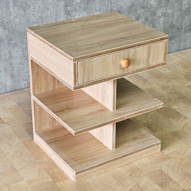 Tủ đầu giường KAIRO 40x35x50cm gỗ plywood TDG68074