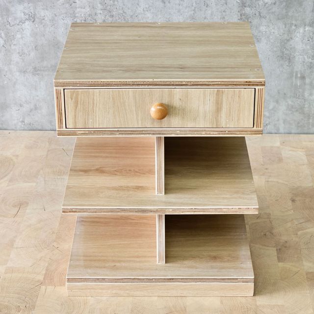 Tủ đầu giường KAIRO 40x35x50cm gỗ plywood TDG68074