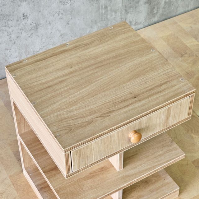 Tủ đầu giường KAIRO 40x35x50cm gỗ plywood TDG68074