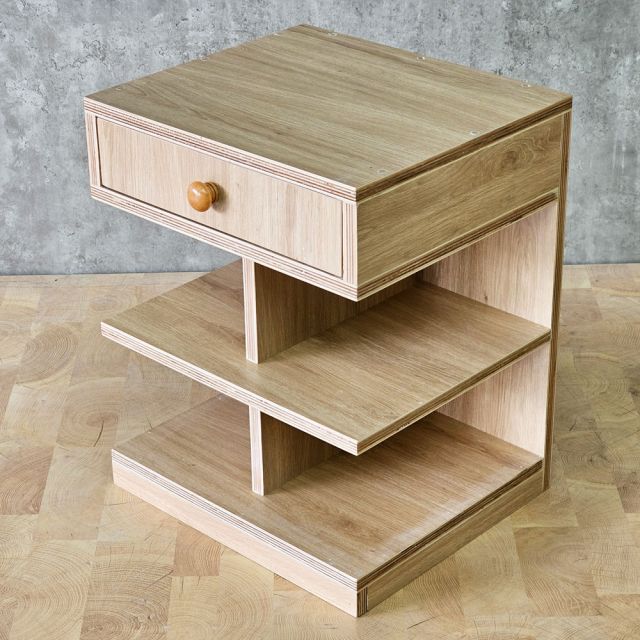 Tủ đầu giường KAIRO 40x35x50cm gỗ plywood TDG68074