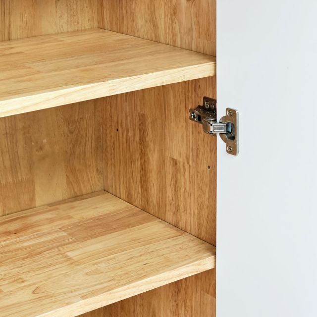 Tủ lưu trữ 80x35x157cm gỗ cao su KTB68267