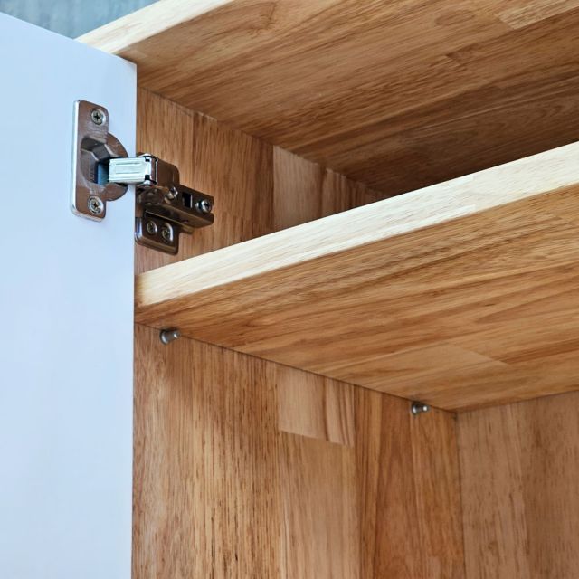 Tủ lưu trữ 80x35x157cm gỗ cao su KTB68267