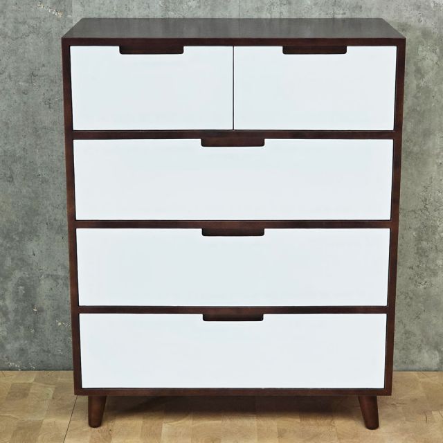 Tủ để đồ 80x42x100cm gỗ cao su TQA68067