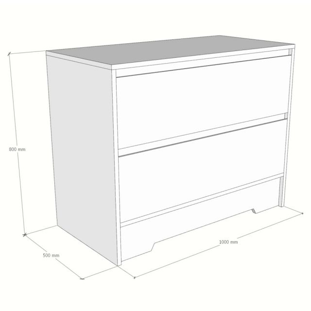 Tủ giấu tiền 100x50x80cm gỗ cao su GITI001