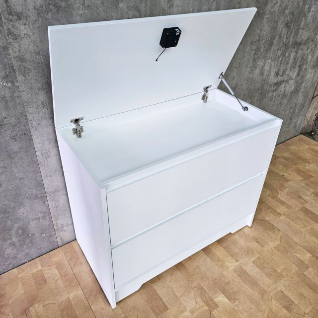 Tủ giấu tiền 100x50x80cm gỗ cao su GITI001