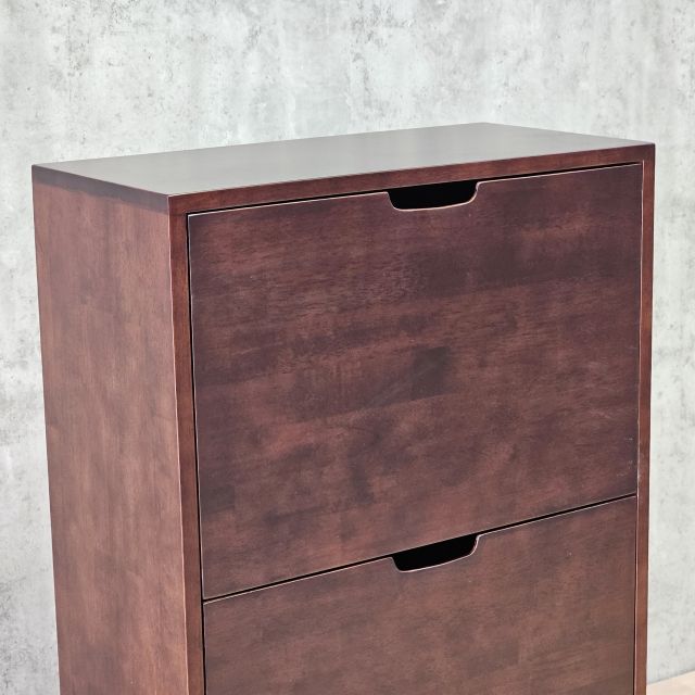 Tủ giày 3 ngăn 60x30x100cm gỗ cao su KG68014
