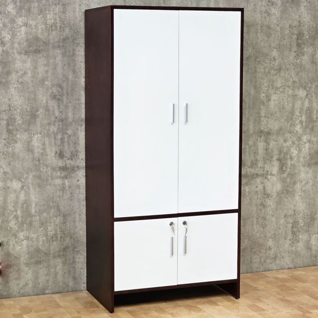 Tủ quần áo 2 cánh 80x50x170cm gỗ cao su TQA68090