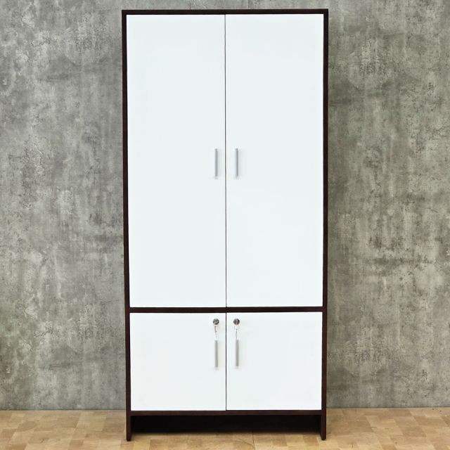 Tủ quần áo 2 cánh 80x50x170cm gỗ cao su TQA68090