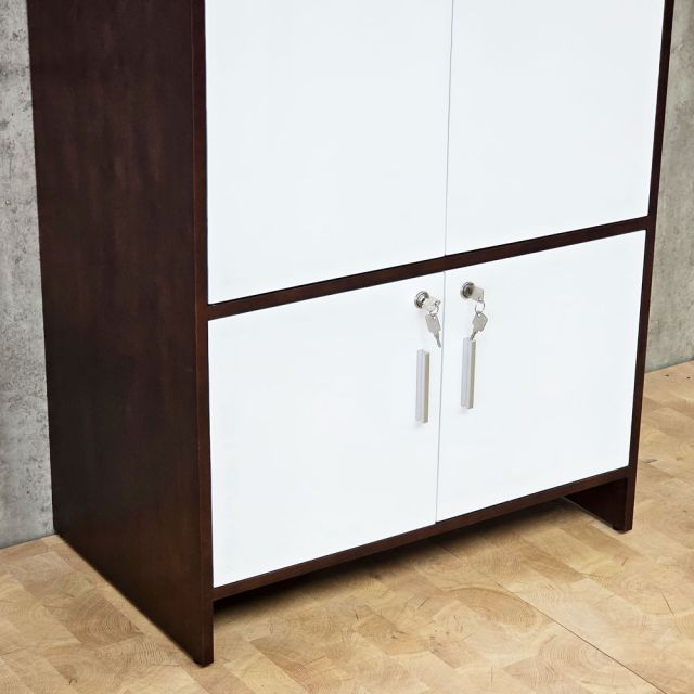 Tủ quần áo 2 cánh 80x50x170cm gỗ cao su TQA68090