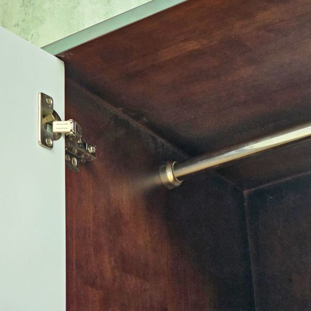 Tủ quần áo 2 cánh 80x50x170cm gỗ cao su TQA68090