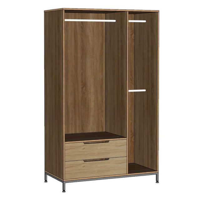 Tủ quần áo 120x60x200cm gỗ plywood TQA68097