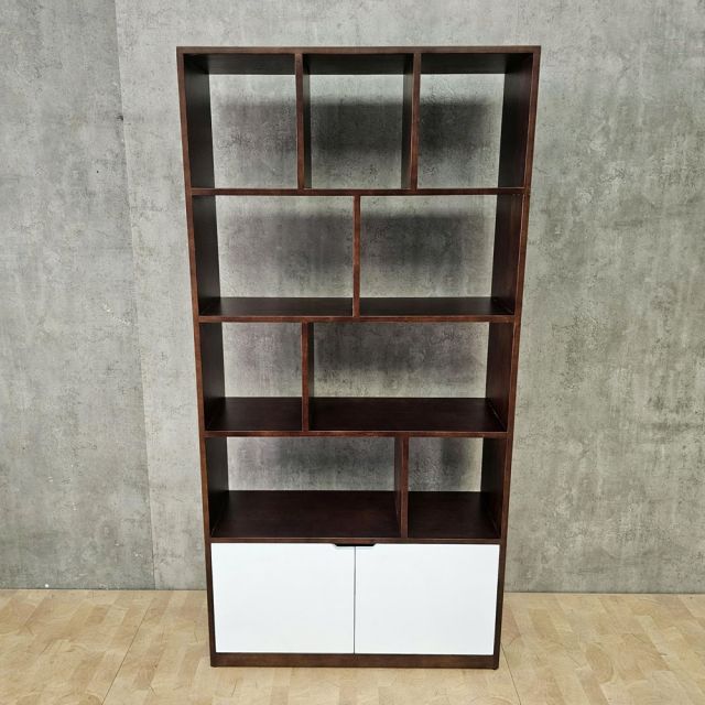 Kệ sách Azen gỗ cao su 90x30x180cm - KS68294