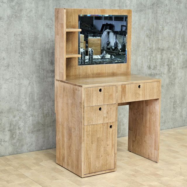 Bàn trang điểm hiện đại chân kết hợp tủ nhiều ngăn BTD68041