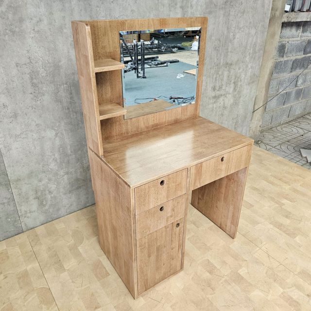 Bàn trang điểm hiện đại chân kết hợp tủ nhiều ngăn BTD68041