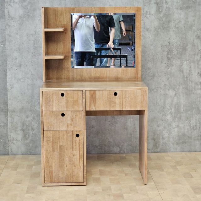 Bàn trang điểm hiện đại chân kết hợp tủ nhiều ngăn BTD68041