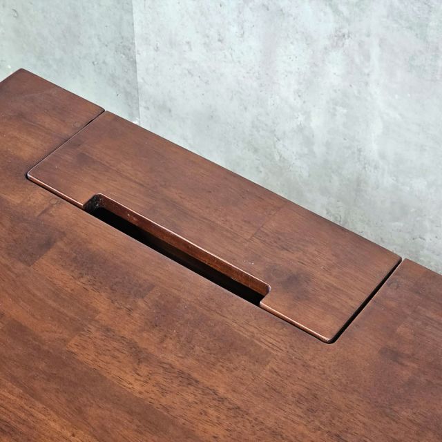 Bàn làm việc có ngăn tủ 160x60cm gỗ cao su hệ Rectang HBRT128