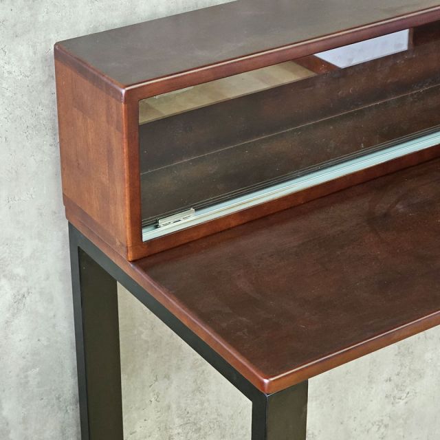 Bàn kết hợp tủ gỗ cao su BTD68085