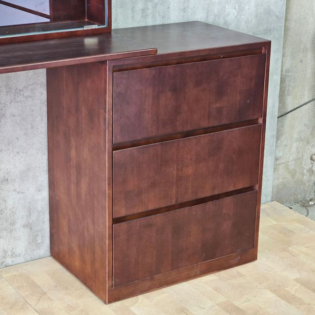 Bàn kết hợp tủ gỗ cao su BTD68085