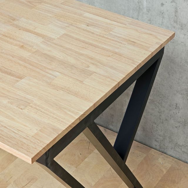 Bàn gác tủ 165x68cm gỗ cao su chân chữ X BD68189