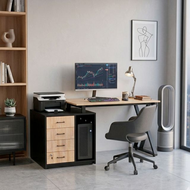 Bàn gác tủ 165x68cm gỗ cao su chân chữ X BD68189