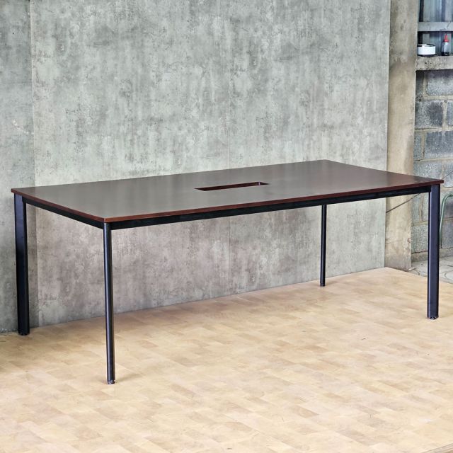 HBOV010 - Bàn họp 200x100 hệ Oval Concept lắp ráp