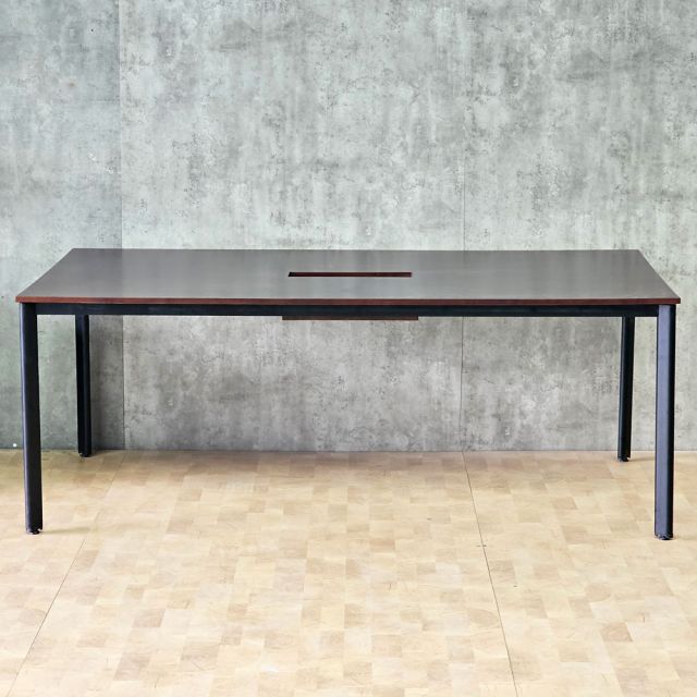 HBOV010 - Bàn họp 200x100 hệ Oval Concept lắp ráp