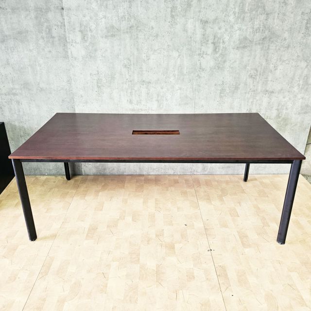 HBOV010 - Bàn họp 200x100 hệ Oval Concept lắp ráp
