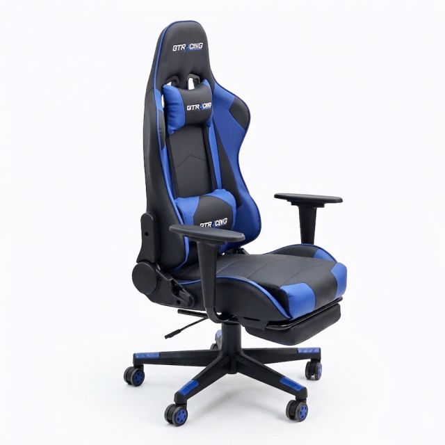 Ghế Gaming chân xoay bọc nệm GC68035