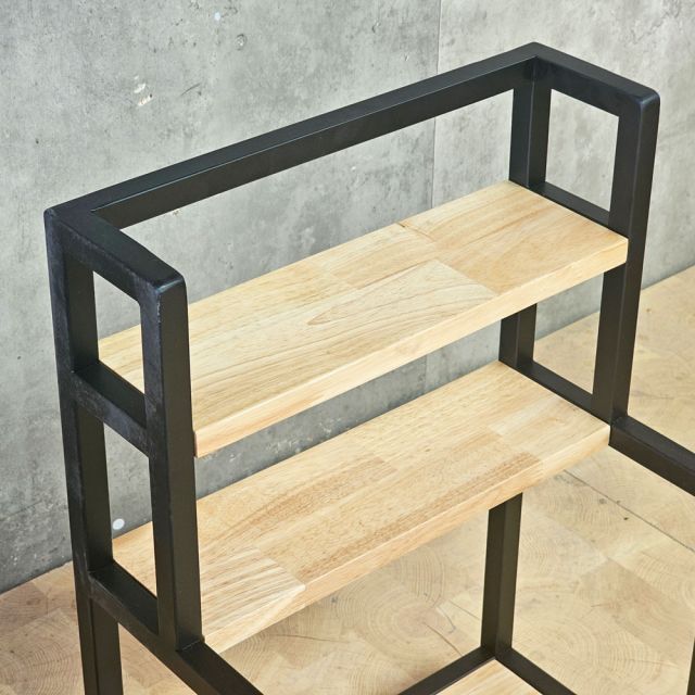 Kệ để gia vị 40x23x58cm gỗ cao su KDGV003