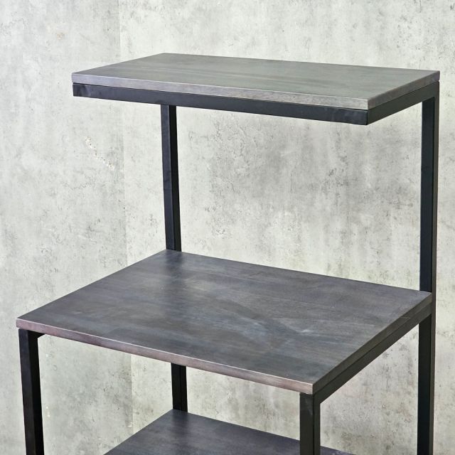 Kệ lò vi sóng 60x50x132cm gỗ cao su KB68102