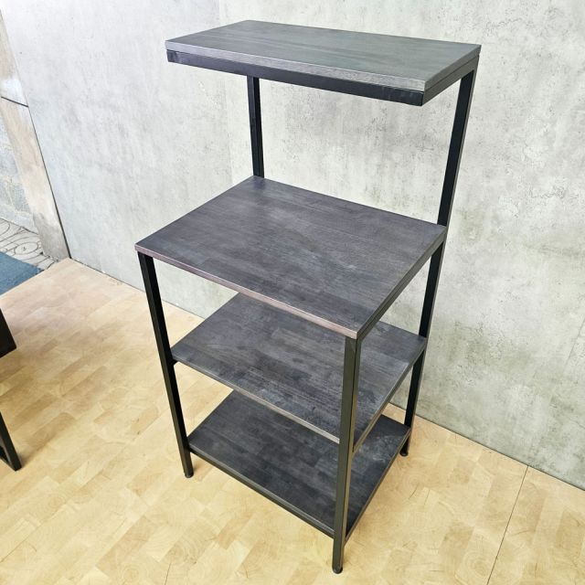 Kệ lò vi sóng 60x50x132cm gỗ cao su KB68102