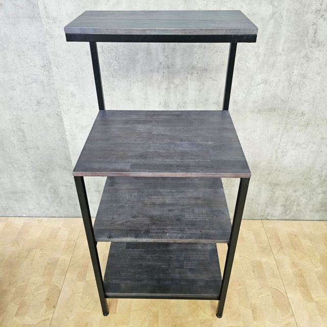 Kệ lò vi sóng 60x50x132cm gỗ cao su KB68102