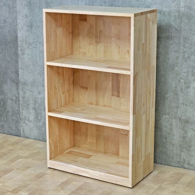 Kệ sách 3 tầng 60x30x100cm gỗ cao su KS68370