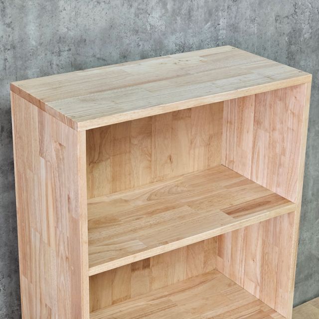 Kệ sách 3 tầng 60x30x100cm gỗ cao su KS68370