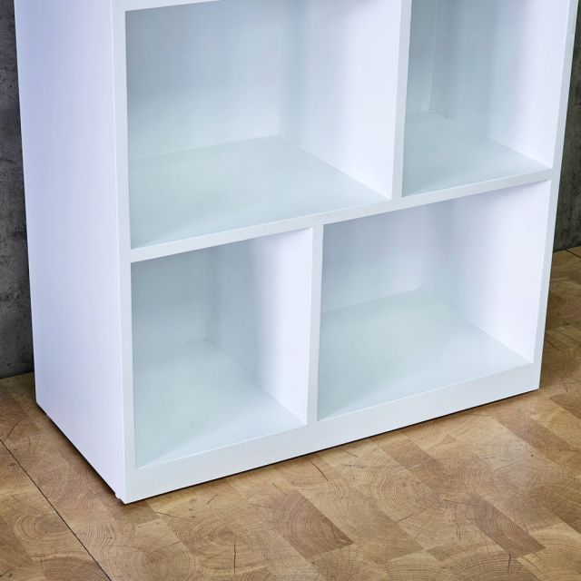 Kệ sách 4 tầng 72x33x130cm gỗ cao su KS68371