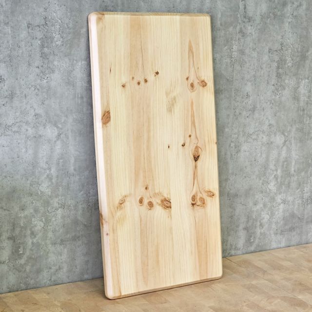 Mặt bàn gỗ thông bo cạnh 120x60cm dày 40mm MB061