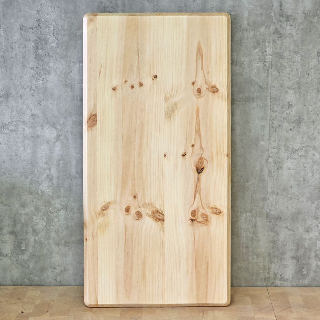 Mặt bàn gỗ thông bo cạnh 120x60cm dày 40mm MB061