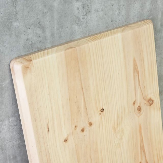 Mặt bàn gỗ thông bo cạnh 120x60cm dày 40mm MB061