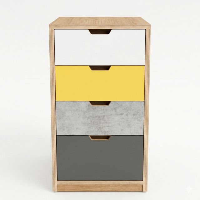 Tủ cá nhân 35x60x73cm gỗ plywood TCN68096