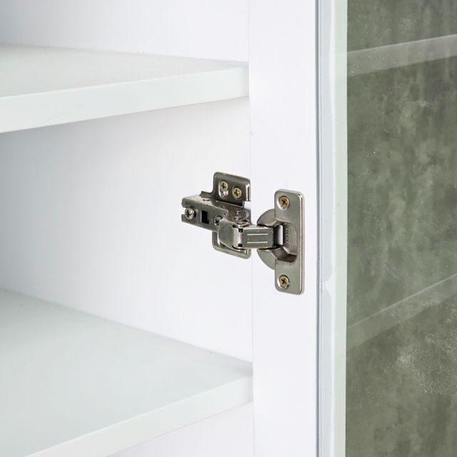 Tủ trưng bày cửa kính 58x40x170cm gỗ cao su KTB68270