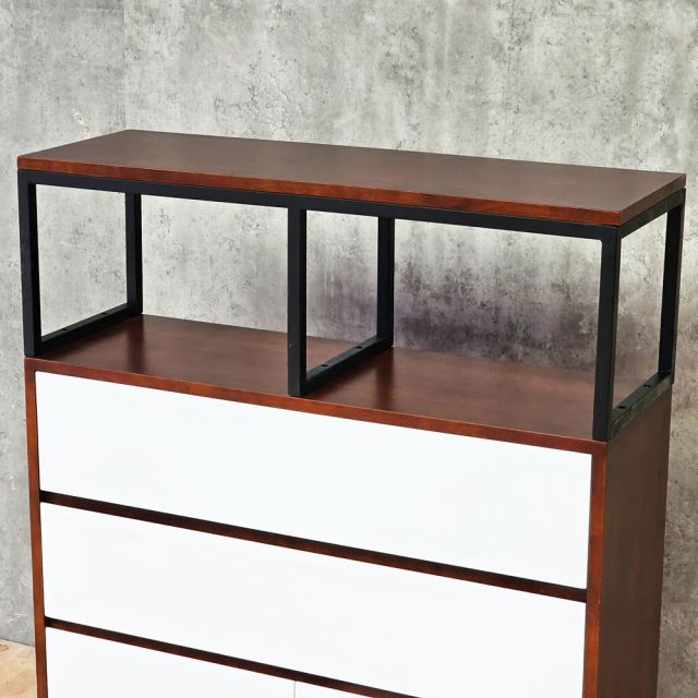 Tủ kệ lưu trữ 90x30x110cm gỗ cao su KTB68273