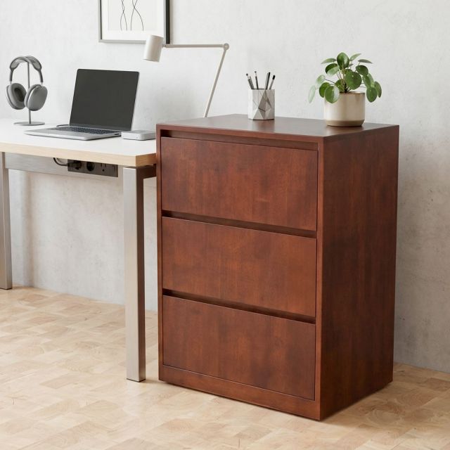 Tủ lưu trữ 60x40x80cm cm gỗ cao su KTB68271