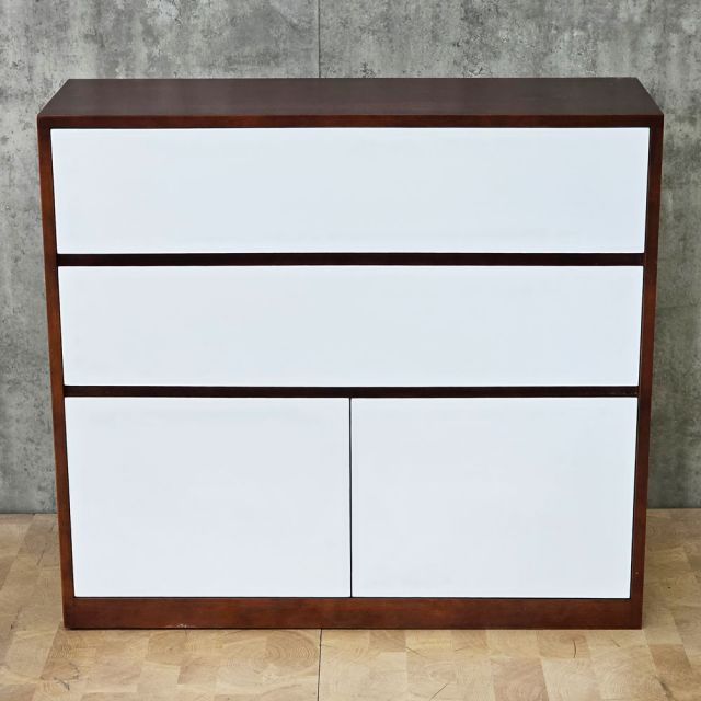 Tủ lưu trữ 90x30x82cm gỗ cao su KTB68272