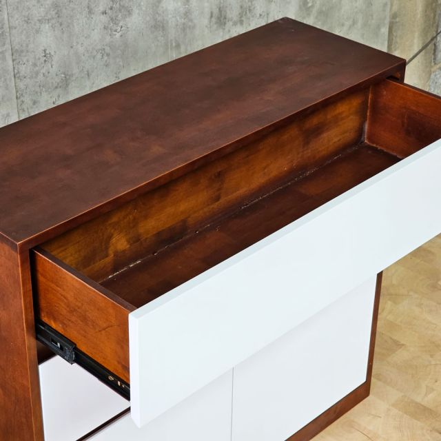 Tủ lưu trữ 90x30x82cm gỗ cao su KTB68272