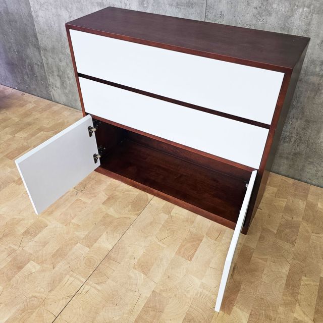 Tủ lưu trữ 90x30x82cm gỗ cao su KTB68272