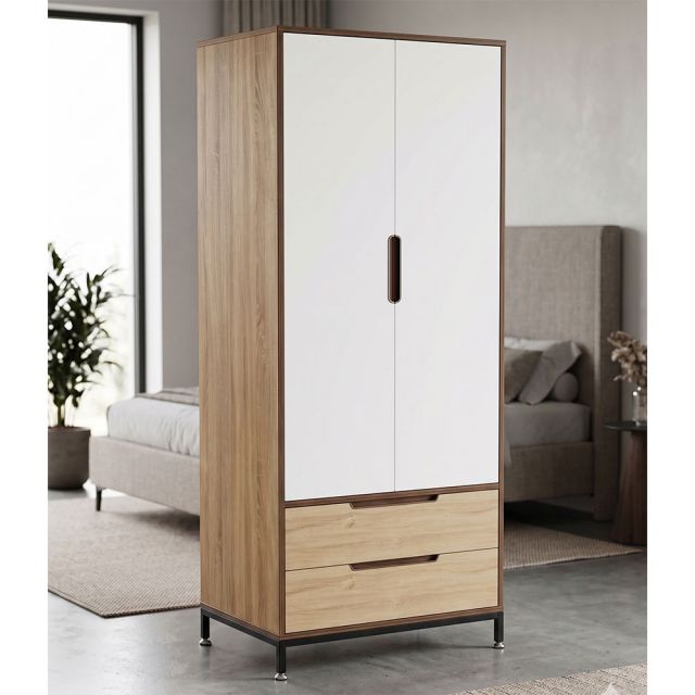 Tủ quần áo gỗ Plywood 80x60x200cm -TQA68096