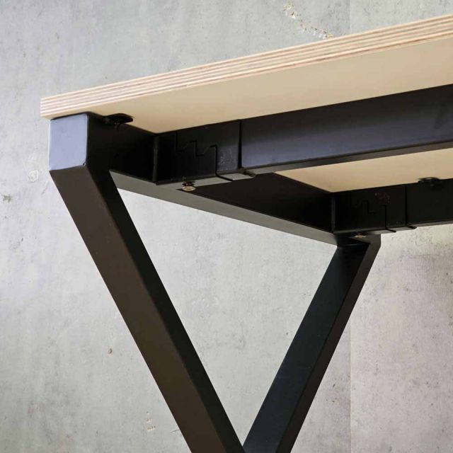 Bàn làm việc 120x60cm gỗ plywood hệ XConcept HBXC067