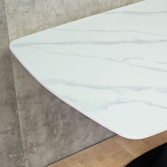 Bàn ăn chữ nhật 140x80cm mặt ceramic BA68315