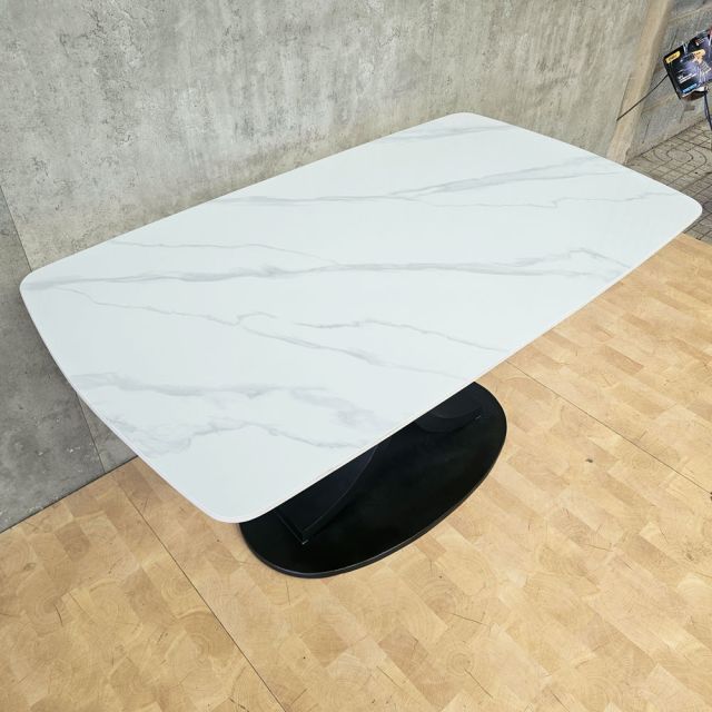 Bàn ăn chữ nhật 140x80cm mặt ceramic BA68315