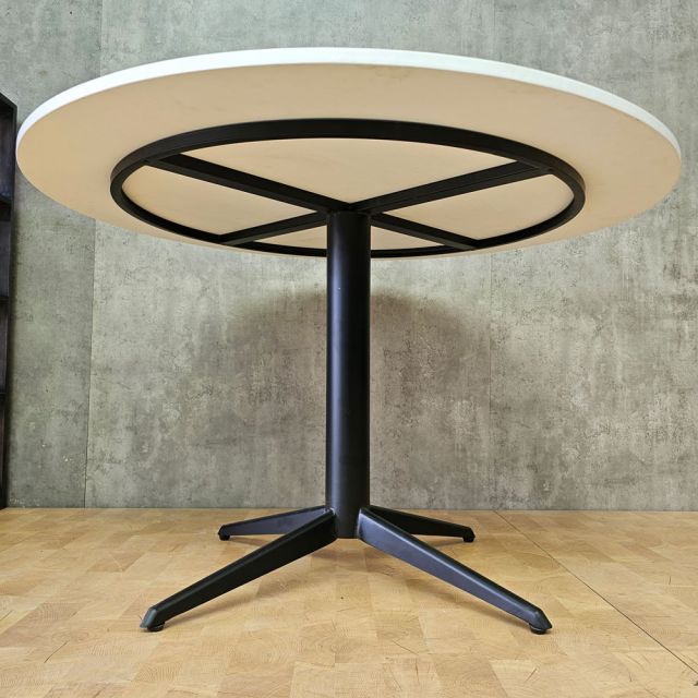Bàn ăn tròn 120x120cm gỗ cao su BA68314